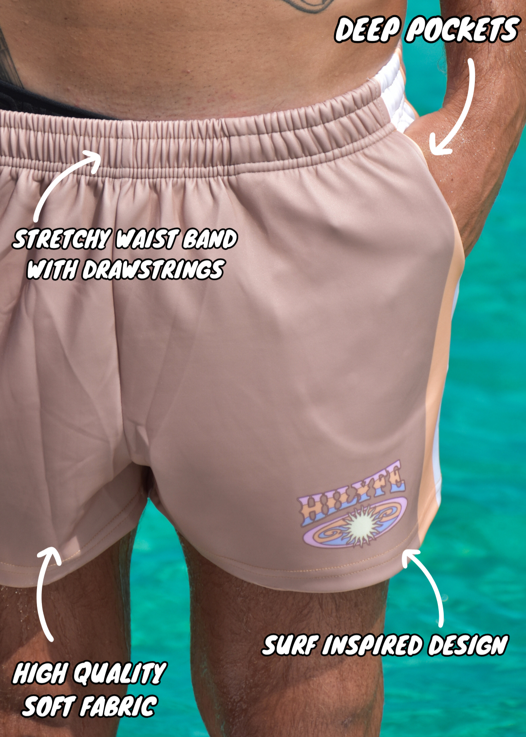 SUNDAZE SHORTS SAND