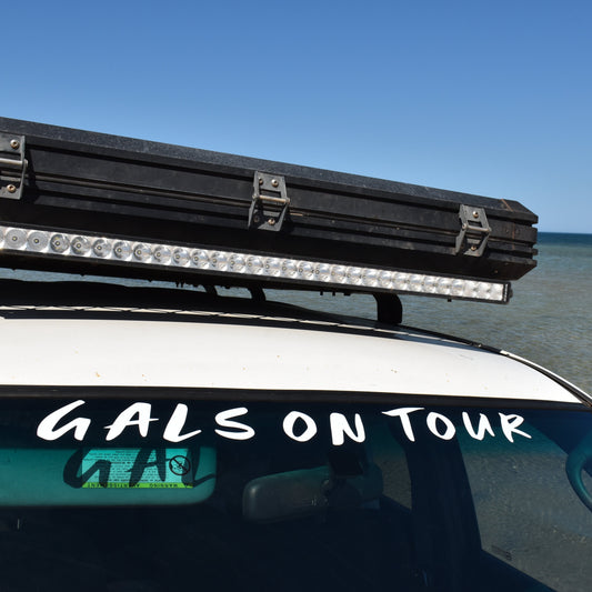 GALS ON TOUR WINDSHIELD DECAL