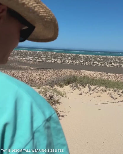 SWELL TEE AQUA